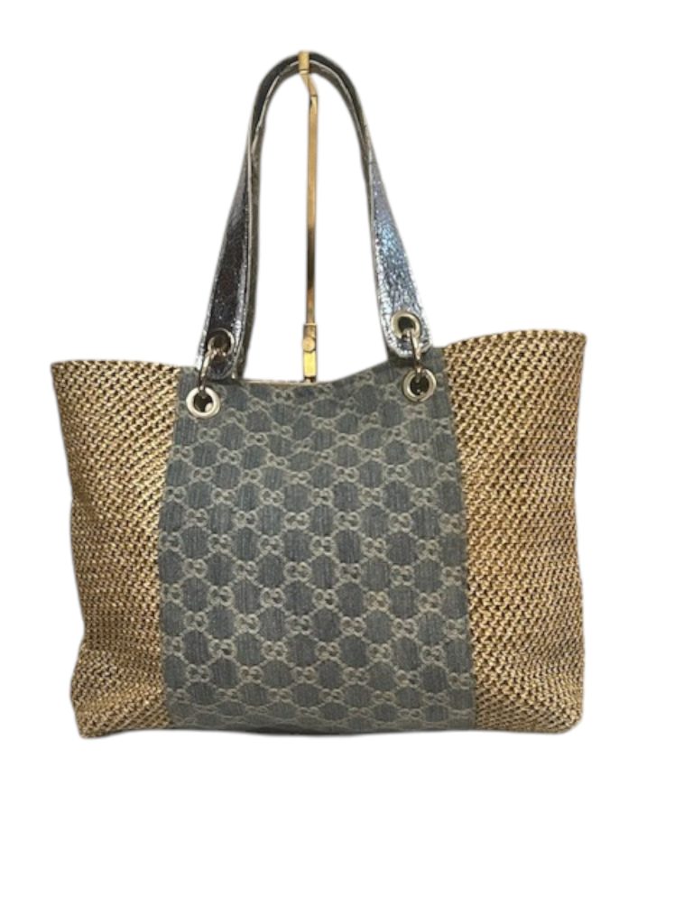 Mood bag rafia e denim "recycled"