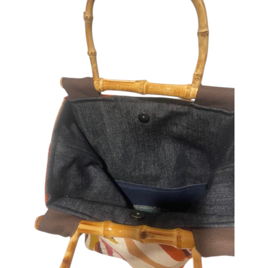 Tote bag ricamo Fiamma - immagine 2